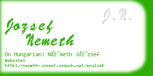 jozsef nemeth business card